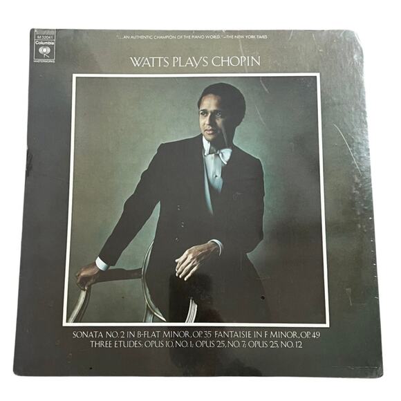 Watts Plays Chopin LP Vinyl Record NEW SEALED 1973 Classical Columbia Masterwork - Picture 1 of 2
